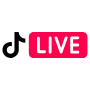 Tiktok Live Stream Red Logo icon