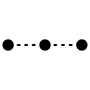 Timeline Black Dots icon