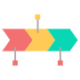 Timeline Chronology For Infographic free icon for commercial use
