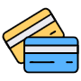 Two Credit Or Debit Cards free icon for commercial use