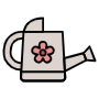 Watering Can And Flower Symbol free icon for commercial use