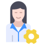 Woman Manager Boss Or Employee free icon for commercial use