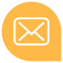 Yellow Email Chat Bubble free icon for commercial use