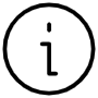 Information Black Outline Circle free icon for commercial use