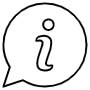 Information Help Conversation Black Outline free icon for commercial use