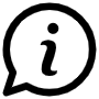 Information Help Customer Service Black Outline free icon for commercial use