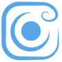 Instagram Aesthetic Blue Hand Drawn free icon for commercial use