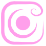 Instagram Aesthetic Pink Hand Drawn free icon for commercial use