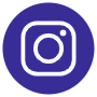 Instagram Circle Round Dark Blue free icon for commercial use