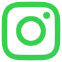 Instagram Green Outline free icon for commercial use
