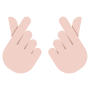 Korean Heart Love Two Hands free icon for commercial use