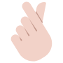 Korean Love Symbol Hand And Finger free icon for commercial use