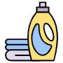 Laundry Bleach And Towels icon