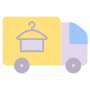 Laundry Delivery Truck free icon for commercial use