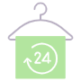 Laundry Service 24 Hours free icon for commercial use