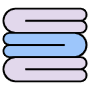 Laundry Service Clean Towels free icon for commercial use