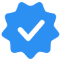 Light Blue Verified Sign And Tick free icon for commercial use