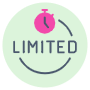 Limited Product Label Circle Sticker icon