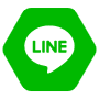 Line Hexagon Green Logo free icon for commercial use