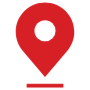 Location Marker Line Red Pin free icon for commercial use