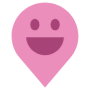 Location Symbol Emoji Pink free icon for commercial use
