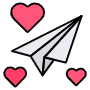 Love Letter And Paper Plane icon
