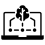 Machine Learning Neural Computer free icon for commercial use