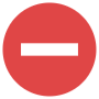 Minus Circle Red Symbol icon