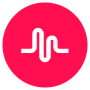 Musically Red Round Logo icon