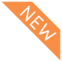 New Label Or Badge Sticker Orange free icon for commercial use