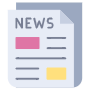 Newspaper Folded Or News Publication free icon for commercial use