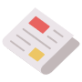 Newspaper Folded Or Reading Text Lines free icon for commercial use
