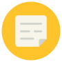 Notes Post It Rounded Yellow free icon for commercial use