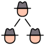 Organized Crime Hierarchy free icon for commercial use