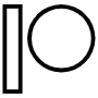 Patreon Black Outline Thick Logo free icon for commercial use