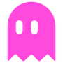 Pink Ghost free icon for commercial use