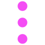 Pink Vertical More Symbol Three Dots free icon for commercial use