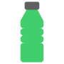 Plastic Small Green Bottle free icon for commercial use
