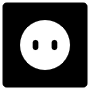 Power Socket Black free icon for commercial use