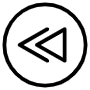 Previous Track Black Outline Circle Arrow free icon for commercial use