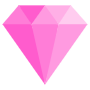 Purple Diamond Stone free icon for commercial use
