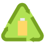 Recycling Battery Or Clean Energy icon