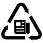 Recycling Black Newspaper free icon for commercial use