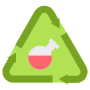 Recycling Ecologic Chemicals And Flask free icon for commercial use