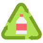 Recycling Ecologic Plastic Bottle icon