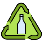 Recycling Glass Bottle icon