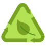 Recycling Leaf Symbol icon