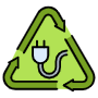 Recycling Power Cords free icon for commercial use