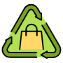 Recycling Shopping Bag free icon for commercial use