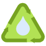 Recycling Water Or Clean Water icon